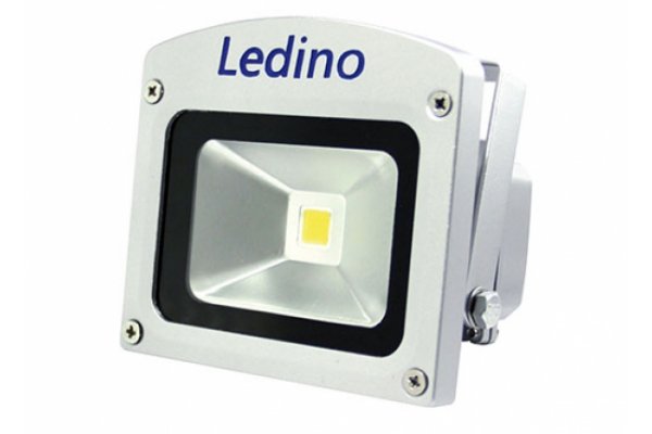 Ledino LED Schijnwerper 230v 10W 4000K ZILVER
